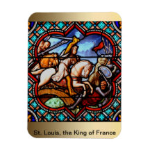 Saint Louis, roi de la France Magnets