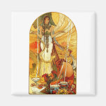 Salammbo durch Alphonse Mucha Kühlschrankmagnet