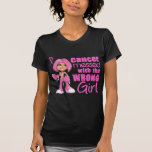 Sali avec le cancer du sein faux de bande dessinée t-shirt