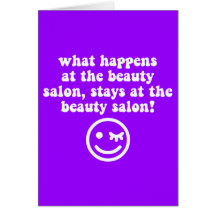 Salon de beauté carte