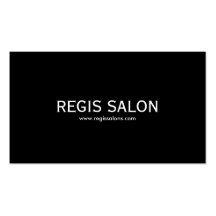 SALON de REGIS, www.regissalons.com Cartes De Visite Professionnelles
