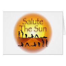 Saluez le Sun Cartes De Vœux