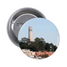 San Francisco Coit Turm Anstecknadelbuttons
