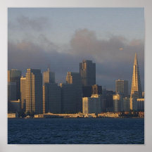 San Francisco comme ascenseurs de brouillard Posters