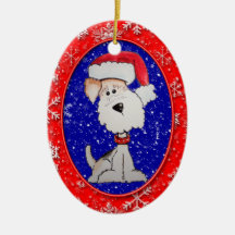 Sankt-Foxterrier Weihnachtsbaum Ornamente