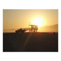Santa Monica au coucher du soleil Faire-parts