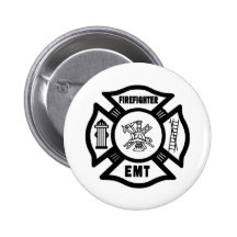 Sapeur-pompier EMT Badge Avec Épingle
