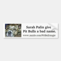 Sarah Palin donne à des pitbulls une réputation ma Adhésif Pour Voiture