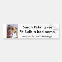 Sarah Palin donne à des pitbulls une réputation ma Adhésif Pour Voiture