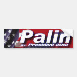 Sarah Palin pour le président 2012 Adhésif Pour Voiture