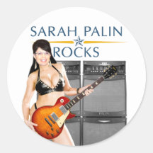 Sarah Palin schaukelt Aufkleber