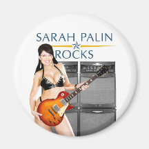 Sarah Palin schaukelt Magneten