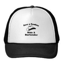 Sauvez un cowboy…. Montez un barman Casquettes