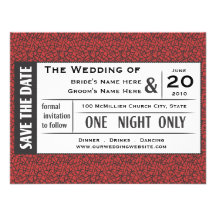 Sauvez votre billet ! invitations personnalisées