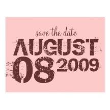 Save the Date - fertigen Sie besonders an Postkarte