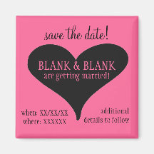 Save the Date Magnet Magnets