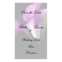 Save the Date Mitteilung Visitenkarte