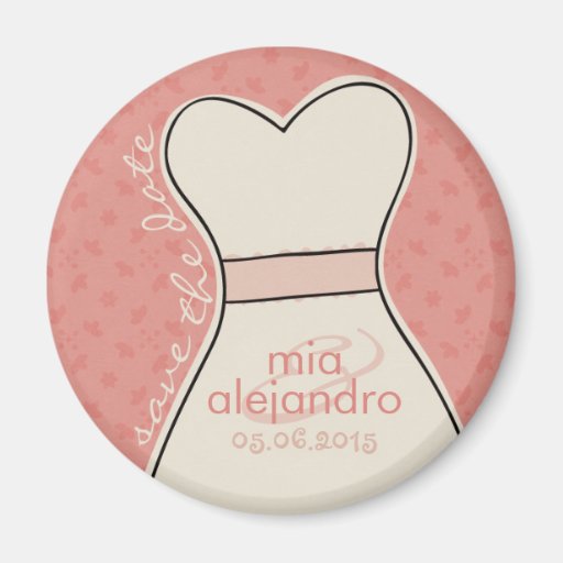 Save the Date (Namen und Datum) kundengerecht - RO Kühlschrankmagnet