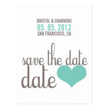 SAVE THE DATE Postkarte