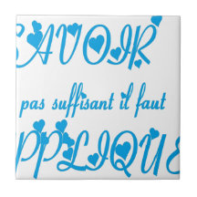 SAVOIR APPLIQUER.png Carreau En Céramique
