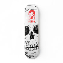 Schädel-Skateboard