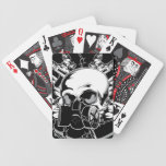 Schädel-Spielkarten