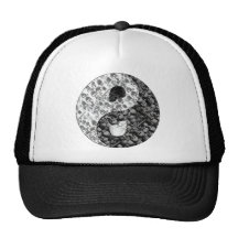 Schädel Yin Yang Truckermütze