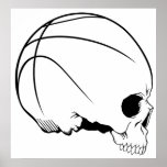 Schädelbasketball Poster