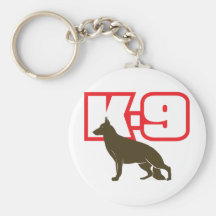 Schäferhund K-9 Schlüsselanhänger