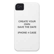 SCHAFFEN Sie IHRE SELBST SAVE THE DATE iPHONE 4 FA iPhone 4 Case-Mate Hüllen