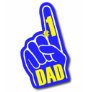 Schaum-Hand des Vati-#1 t-shirts