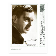 Schauspieler-Leslie-Banken Postkarten