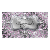 Schein-Schmuck-Visitenkartezebra-Eis-Rosa