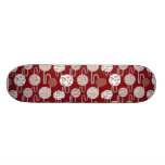 Schickes rotes japanisches traditionelles Muster-S Individuelle Skateboarddecks