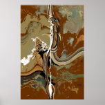 Schiefer - abstraktes Kunst-Plakat