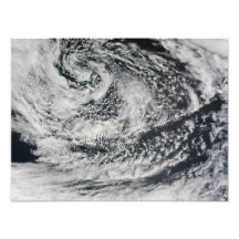 Schiff-Welle-förmige Wellenwolken Kunst Fotos