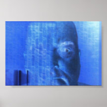Schlagen der Wand Posterdrucke