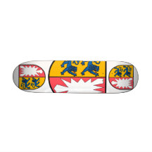 Schleswig-Holstein Wappen Personalisierte Skatedecks