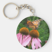 Schmetterlings-Blume Keychain Schlüsselbänder