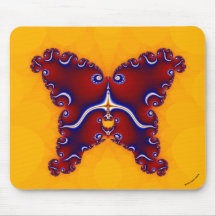 Schmetterlings-Fraktal Mousepads