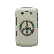 Schmetterlings-Friedenssymbol Blackberry Bold Case
