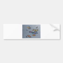Schmetterlings-Hafen Auto Sticker
