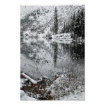 Schnee auf See zweiundzwanzig Photo Druck