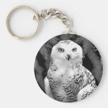 Schnee-Eulen-Baby Keychain Schlüsselband