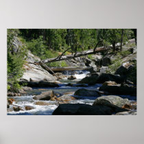 "Schnee-Himmel", amerikanischer Fluss Posterdrucke