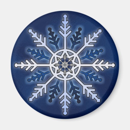 Schneeflocke-Magnet Kühlschrankmagnet