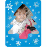 Schneeflocke-Weihnachtsbaum-Foto-Verzierung Fotofiguren
