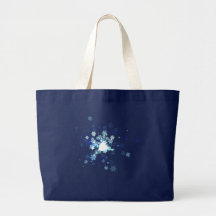 Schneeflocken snow flakes tasche