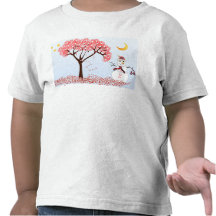 Schneemann mit Candycane Baum Tshirt