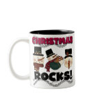 Schneemann-Weihnachtsfelsen